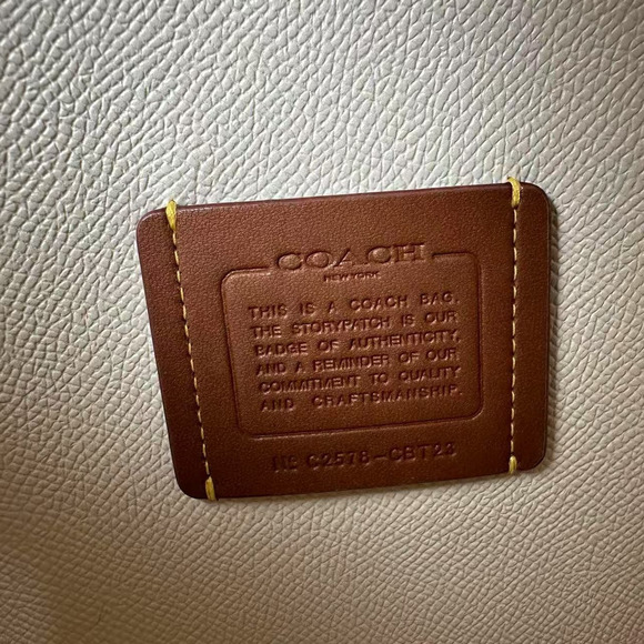 Coach Mollie Tote Bag 25 In Signature Canvas With Floral Print CBT23 Sand NWT - Picture 7 of 10